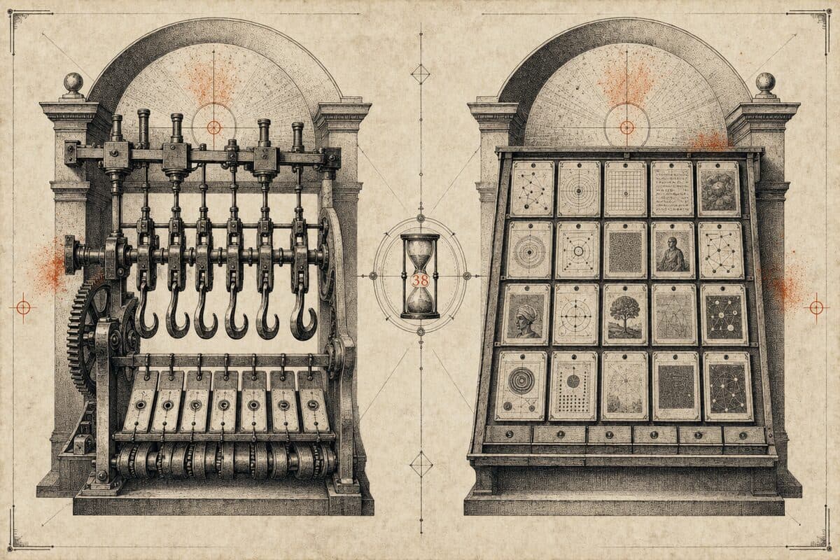 Un moteur générique de patch et de hook d'un côté, une table de descripteurs de l'autre : sépare la mécanique des données, trait pour trait la redirection du ST.
