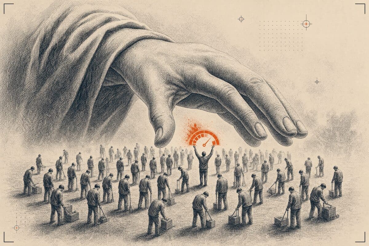 Le berger tutélaire de Tocqueville : il ne tyrannise point, il gêne, il comprime, il hébète.