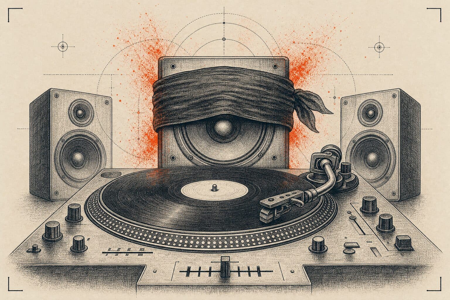 Le DJ ne voit rien